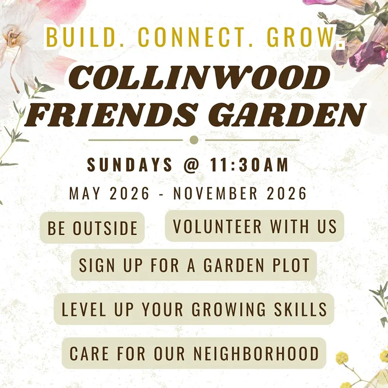 Collinwood Friends Community Garden Volunteer Day